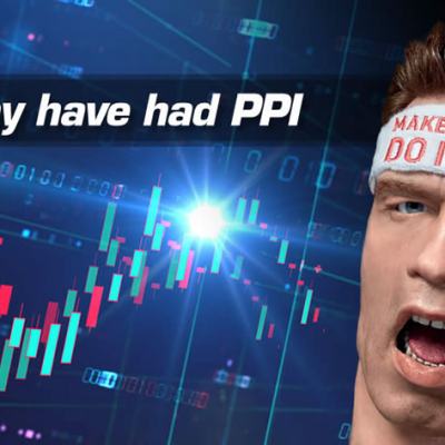 Graphic with stock market-style chart, text reading “You may have had PPI”, and a shouting man wearing a headband saying “MAKE A DECISION DO IT NOW”